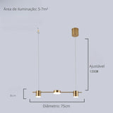 Lustre Para Sala de Jantar Moderno Montreal