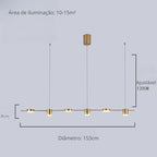 Lustre Para Sala de Jantar Moderno Montreal