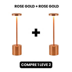 Luminária de Mesa Recarregável Sem fio Decorativa COMPRE 1 LEVE 2