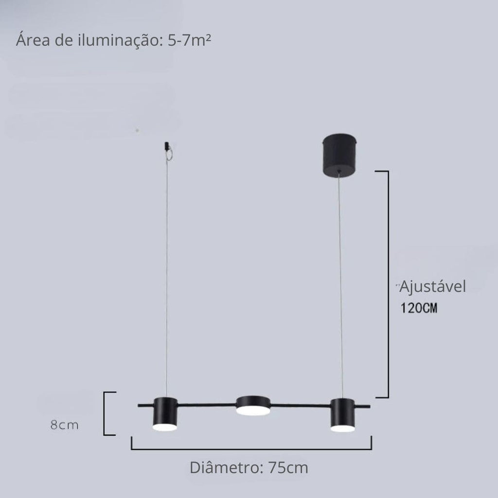 Lustre Para Sala de Jantar Moderno Montreal