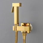 Ducha Higiênica Dourada Para Banheiro