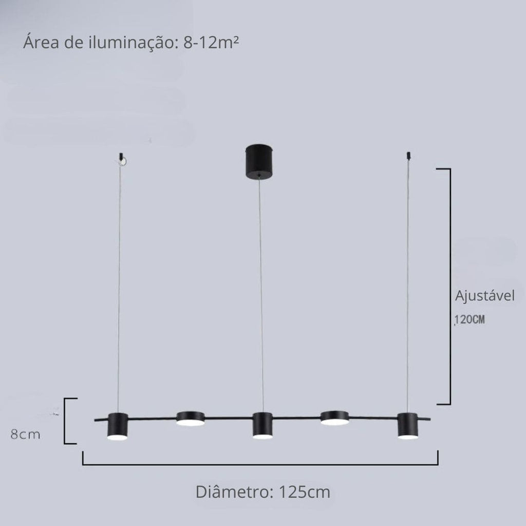 Lustre Para Sala de Jantar Moderno Montreal