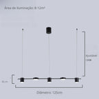 Lustre Para Sala de Jantar Moderno Montreal