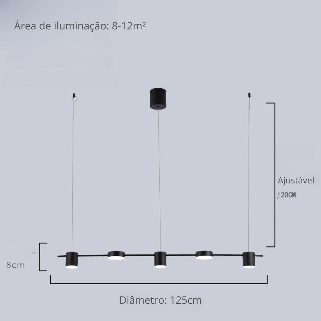 Lustre Para Sala de Jantar Moderno Montreal