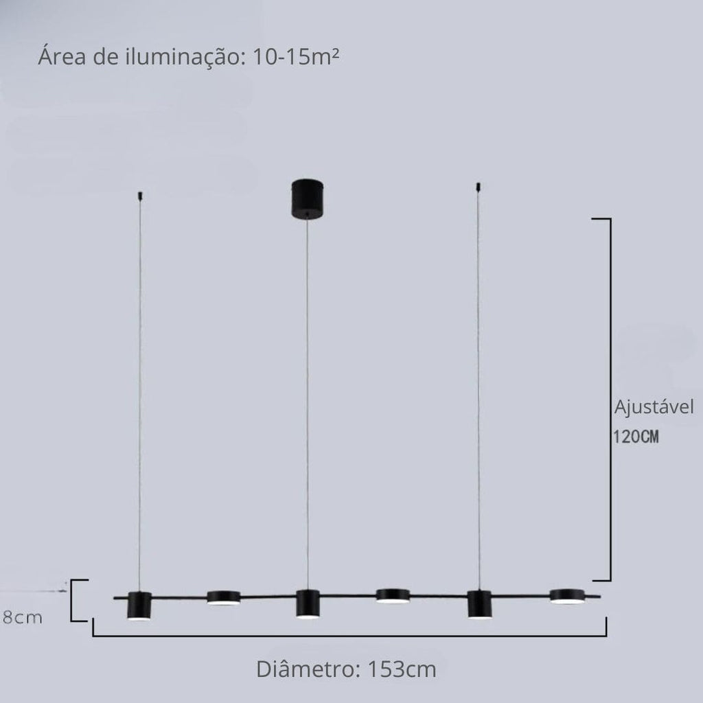 Lustre Para Sala de Jantar Moderno Montreal