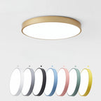 Plafon Sobrepor Led Nórdico Royale Dourado