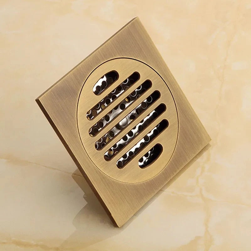 Ralo Para Banheiro Estilo Vintage 10x10cm