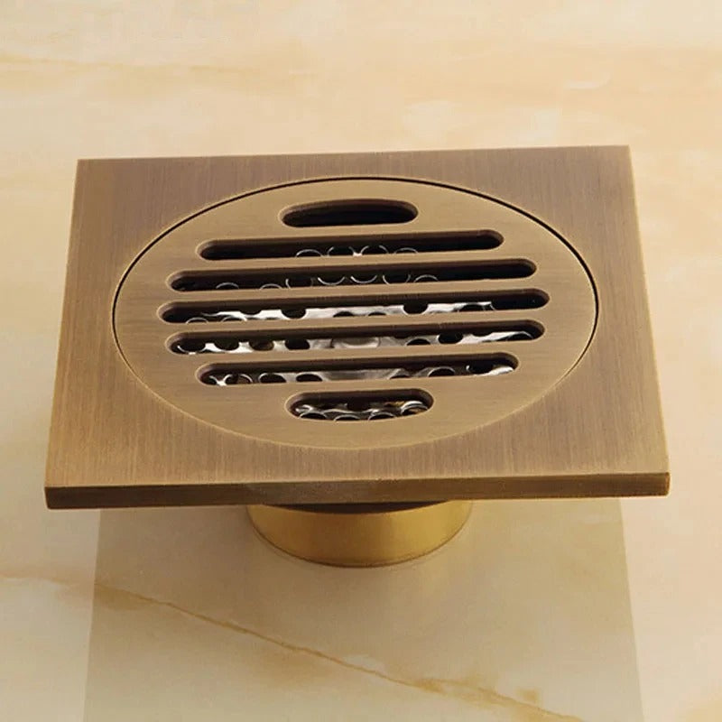 Ralo Para Banheiro Estilo Vintage 10x10cm