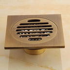 Ralo Para Banheiro Estilo Vintage 10x10cm