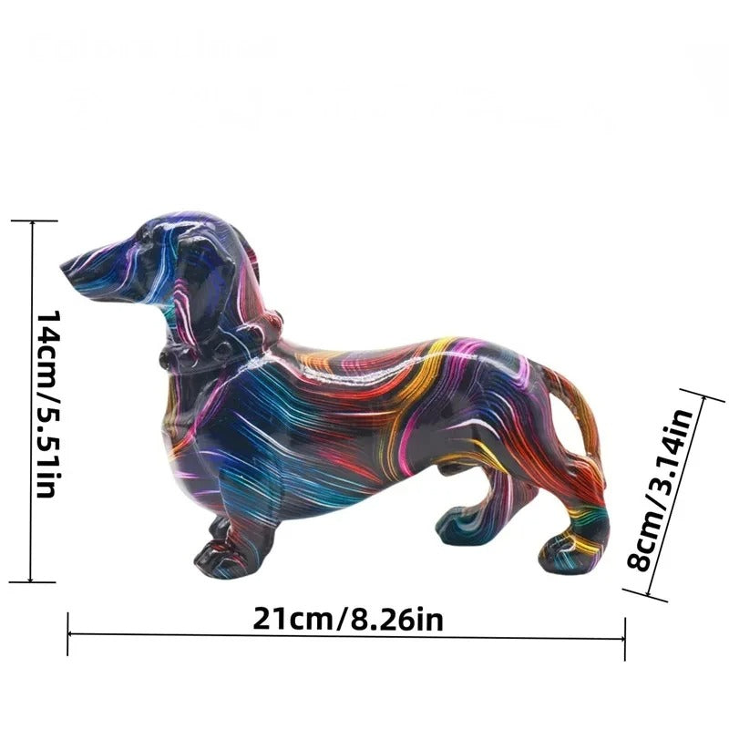 Estatueta Bulldog Abstrato