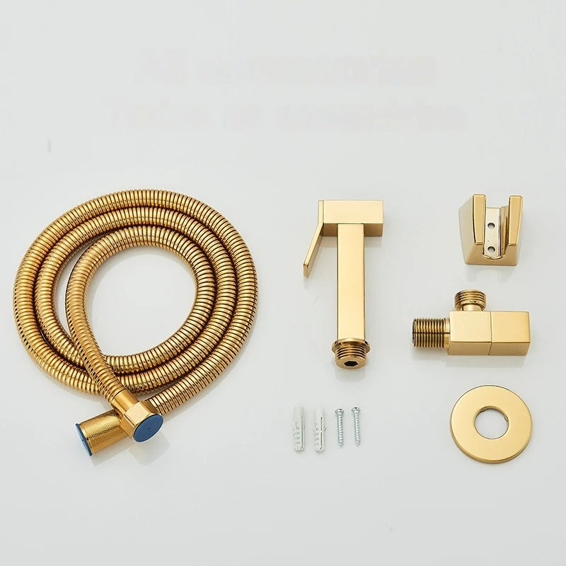 Ducha Higiênica Aço Inoxidável Para Banheiro Com Pulverizador Bidê 100% Metal