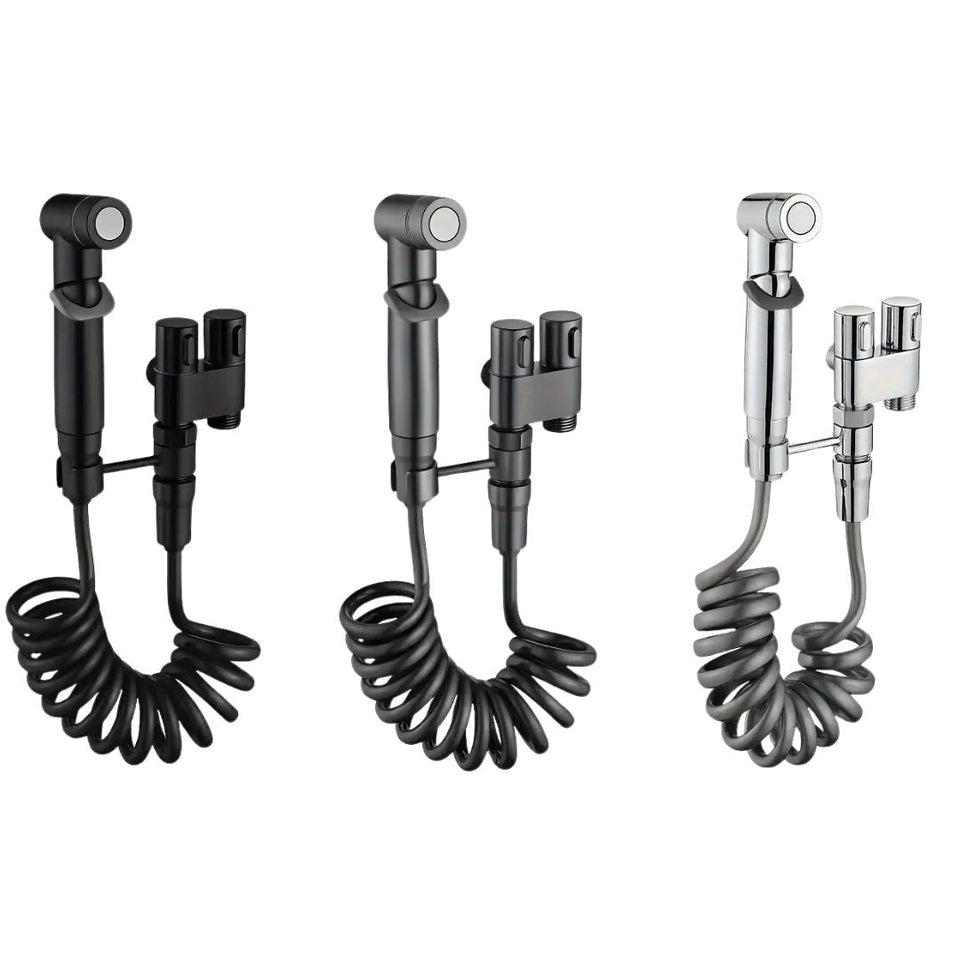 Conjunto Completo de Ducha Higiênica com Spray de Alta Pressão Regulável e Instalação Fácil