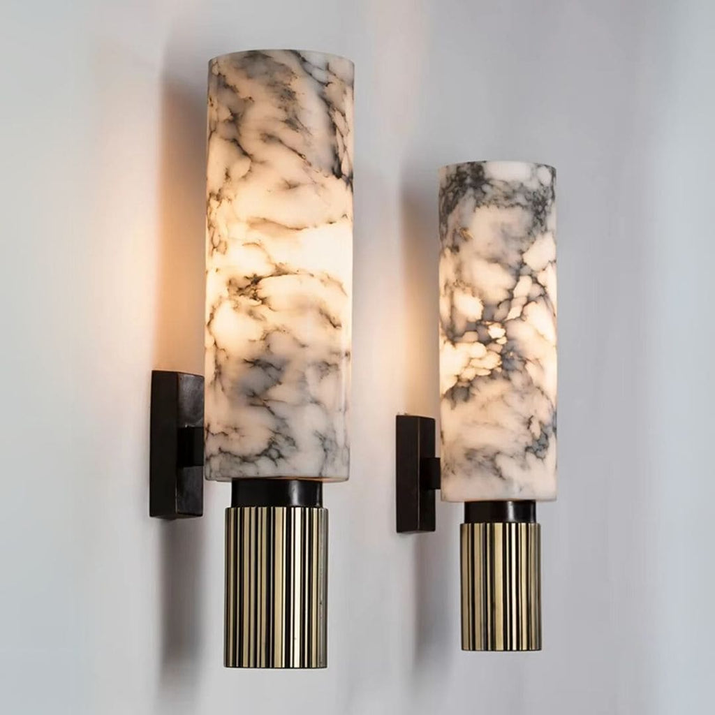 Luminária de Parede em Mármore Natural
