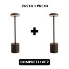 Luminária de Mesa Recarregável Sem fio Decorativa COMPRE 1 LEVE 2