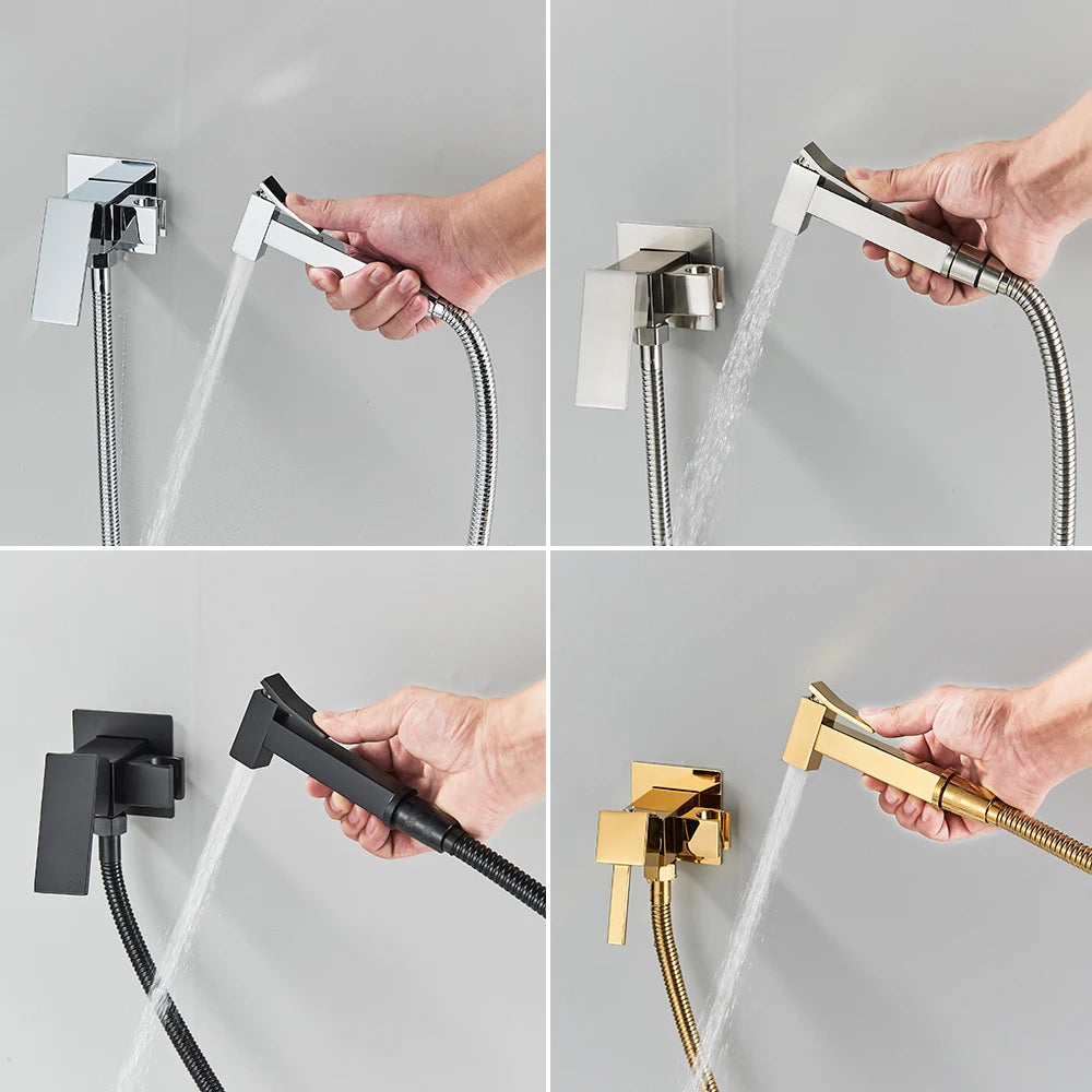 Ducha Higiênica Água Quente e Fria Para Banheiro Moderno