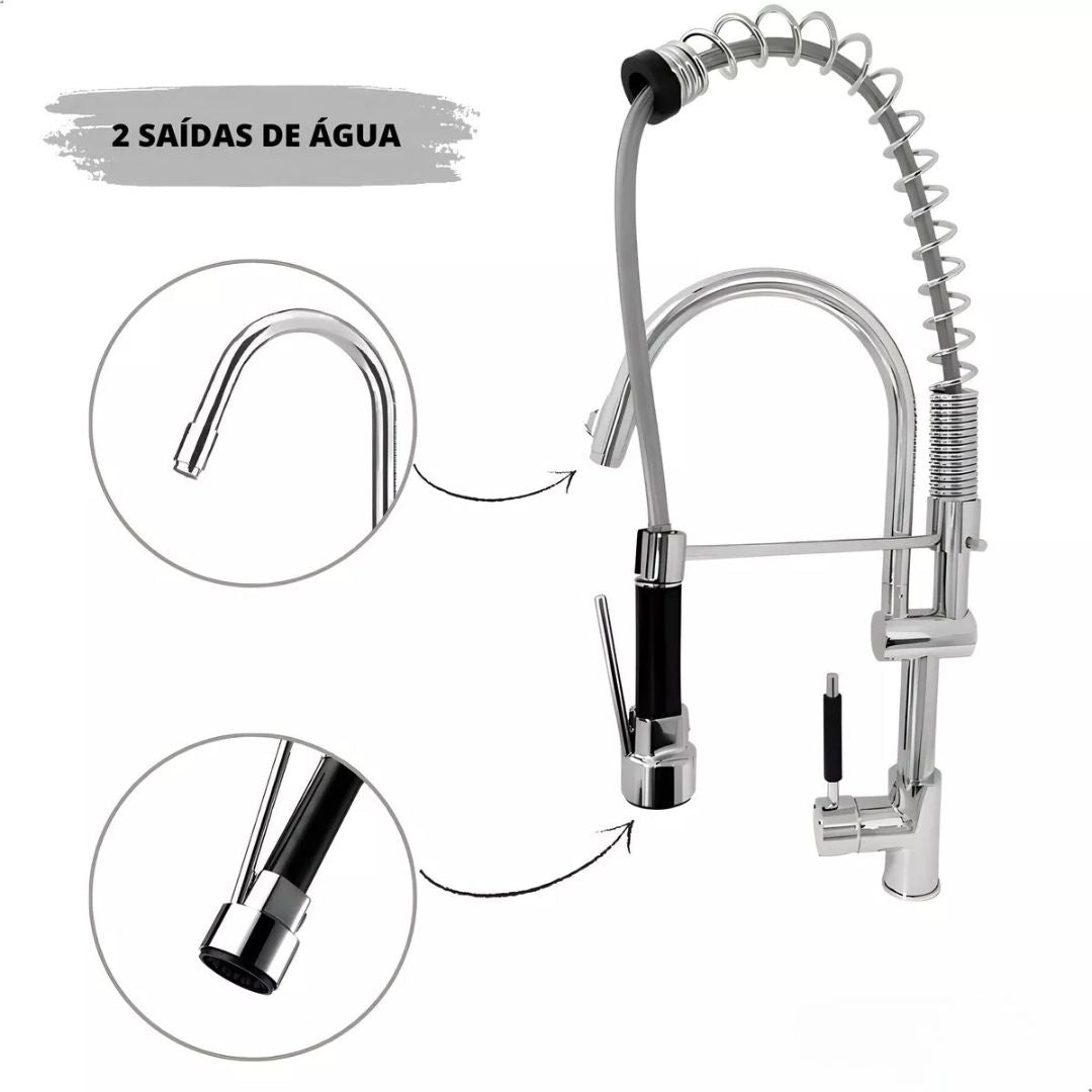 Torneira Gourmet Para Cozinha - Elara