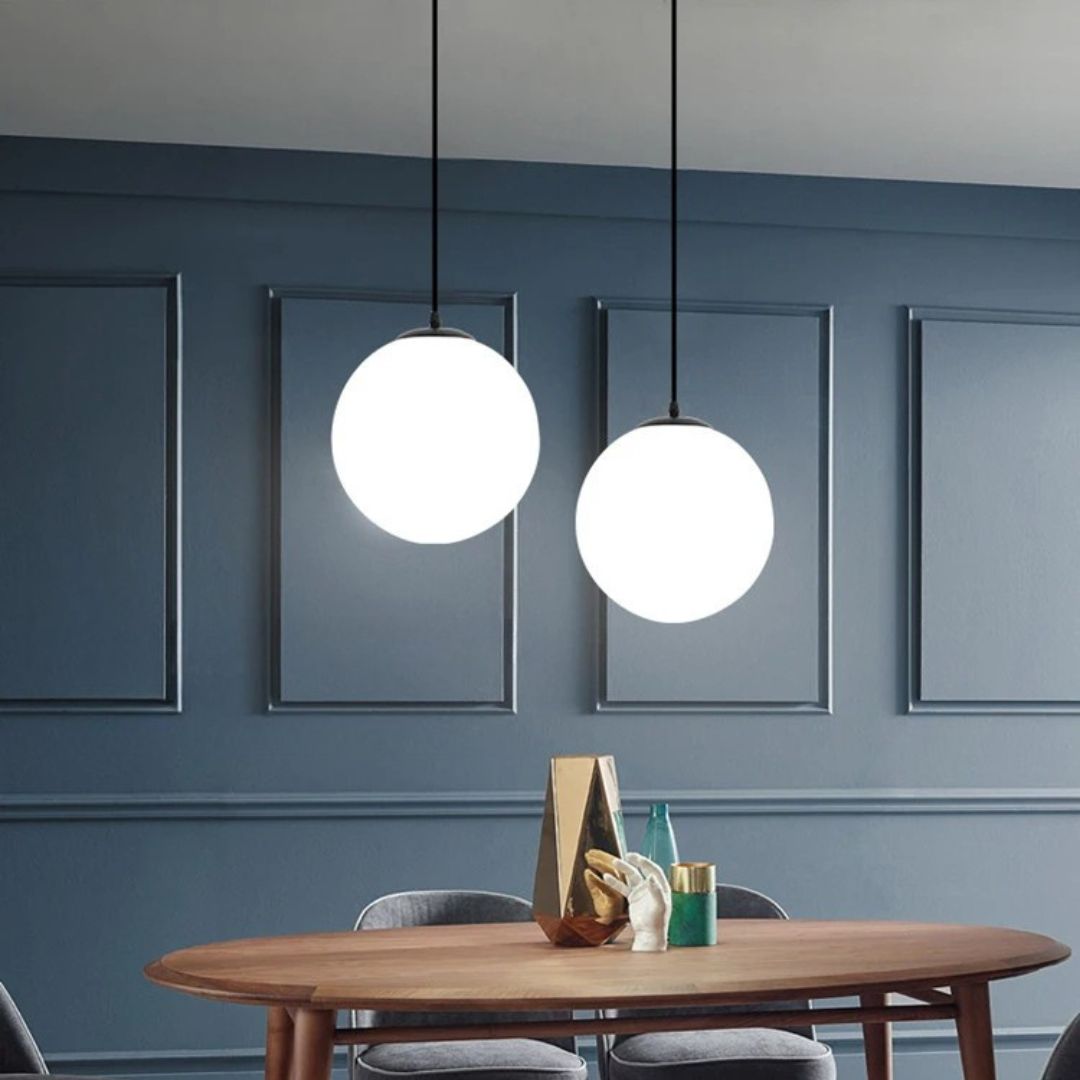 Pendente Luminária De Teto Globo Minimalista Led