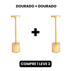 Luminária de Mesa Recarregável Sem fio Decorativa COMPRE 1 LEVE 2