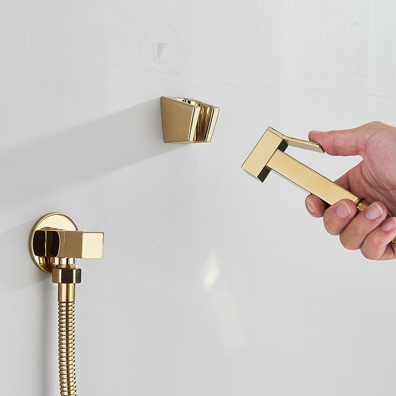 Ducha Higiênica Aço Inoxidável Para Banheiro Com Pulverizador Bidê 100% Metal