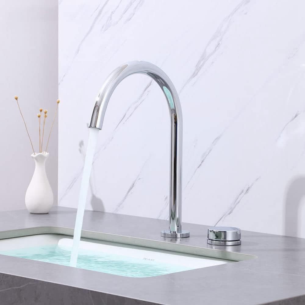 Torneira Para Banheiro Bica Alta Rotação 360 Cromado Brilhante