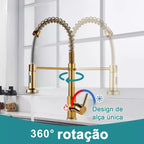 Torneira Gourmet Cozinha Com Extensor Quente e Frio