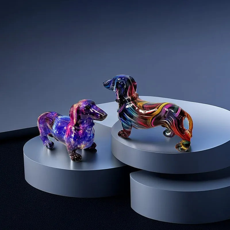 Estatueta Bulldog Abstrato