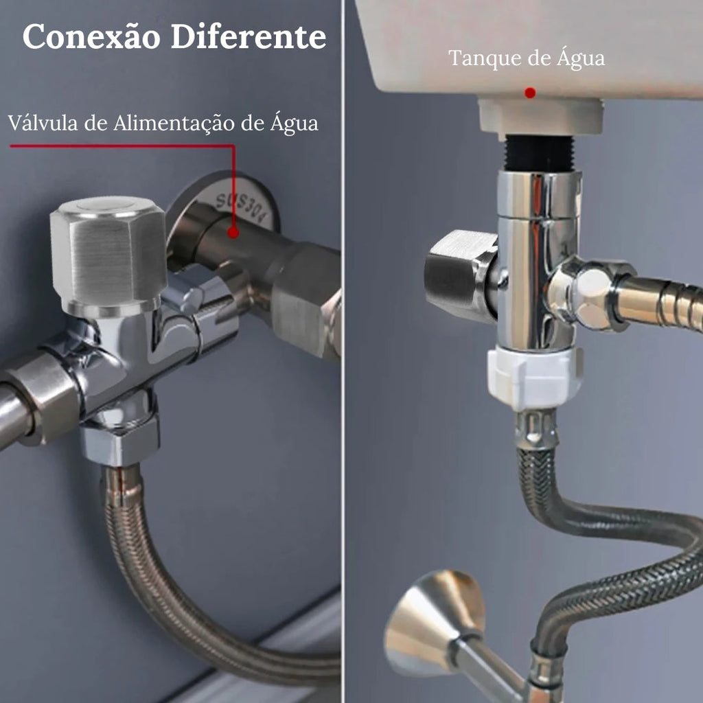 Ducha Higiênica Para Banheiro Modelo Cromado