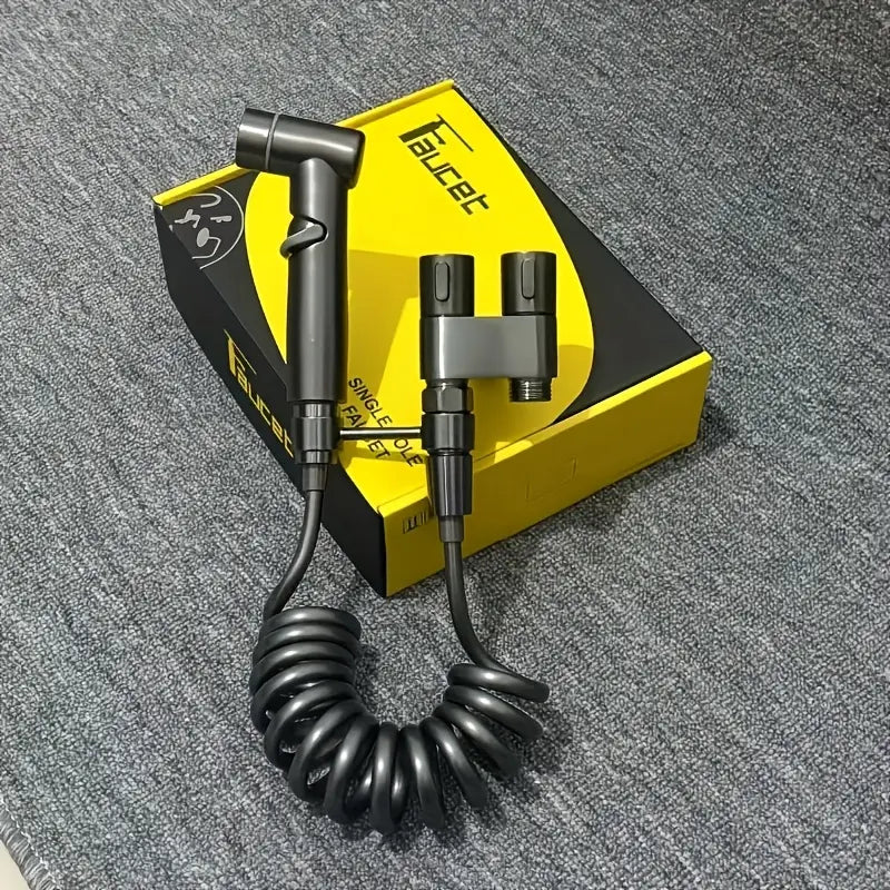 Conjunto Completo de Ducha Higiênica com Spray de Alta Pressão Regulável e Instalação Fácil