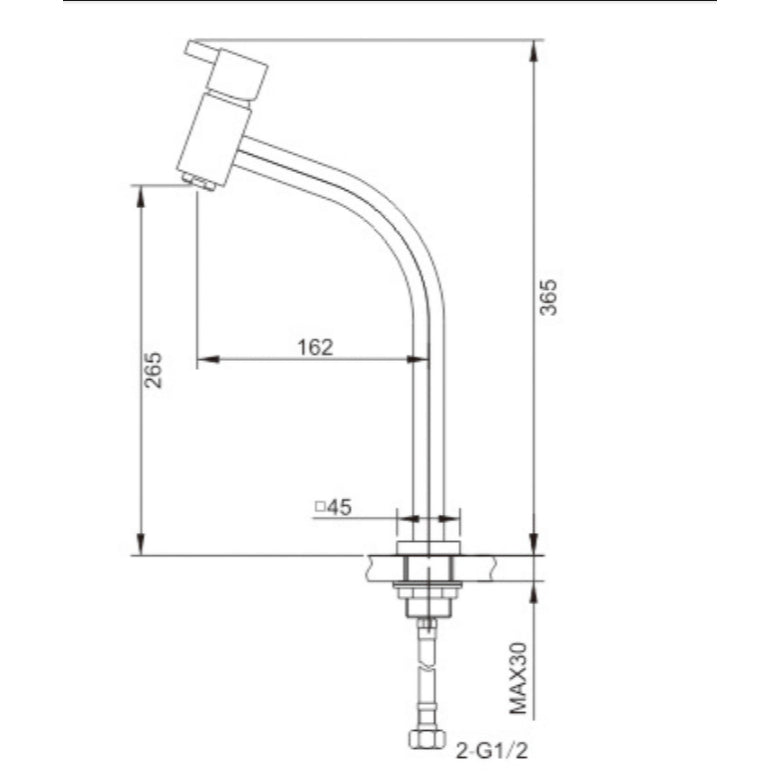 Torneira Misturador Para Banheiro Monocomando FluxoNature