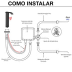 Torneira Para Banheiro Com Sensor Elétrico Orion