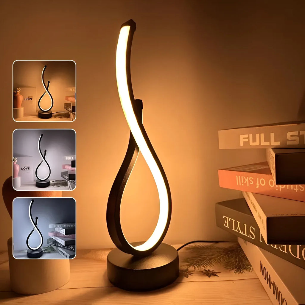 Luminária De Mesa Ondular Led Royal