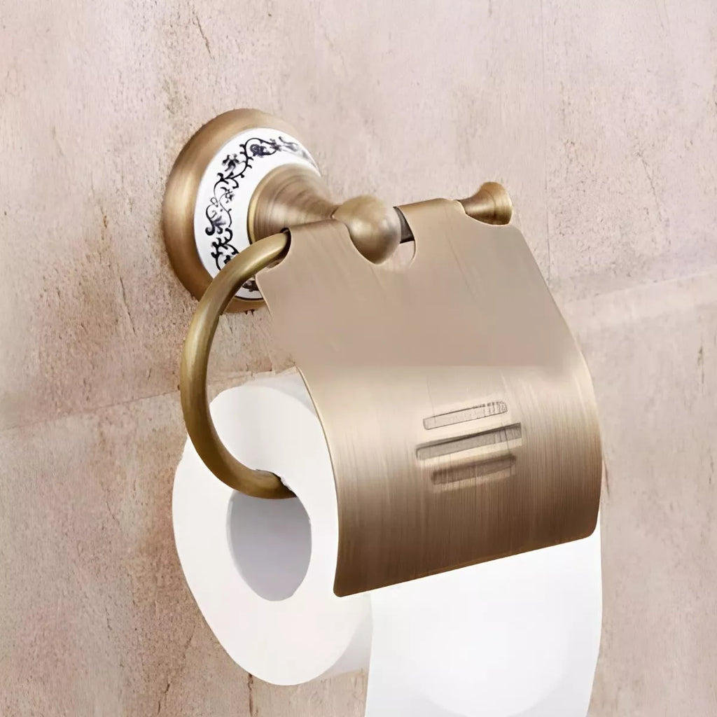 Conjunto De Acessórios Para Banheiro Estilo Vintage