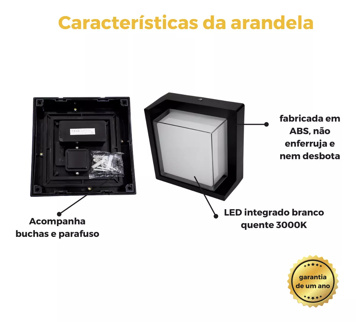 Arandela Externa Jardim