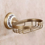 Conjunto De Acessórios Para Banheiro Estilo Vintage