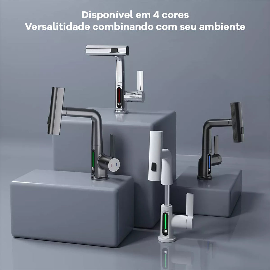 Torneira Gourmet Digital Com Sensor De Temperatura