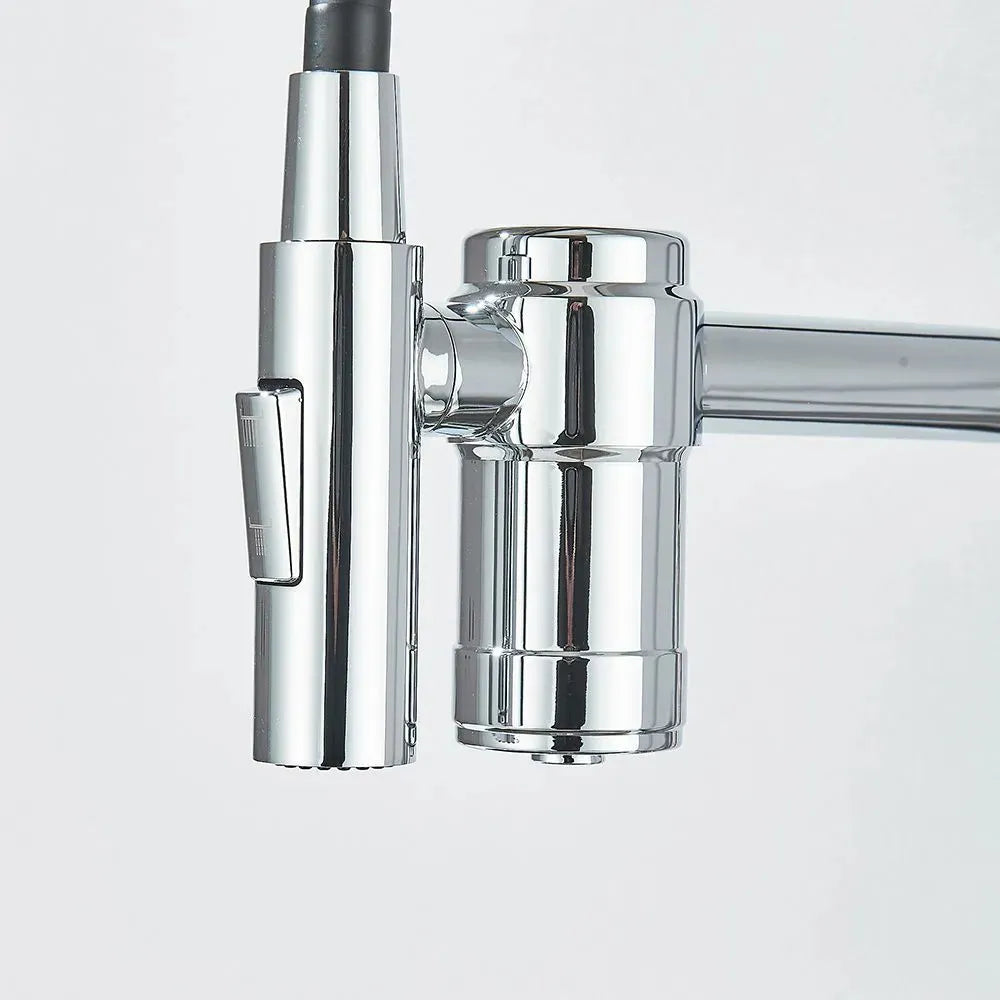 Torneira Para Cozinha Com Filtro Gourmet Modelo 2 em 1 Com Misturador Cromado