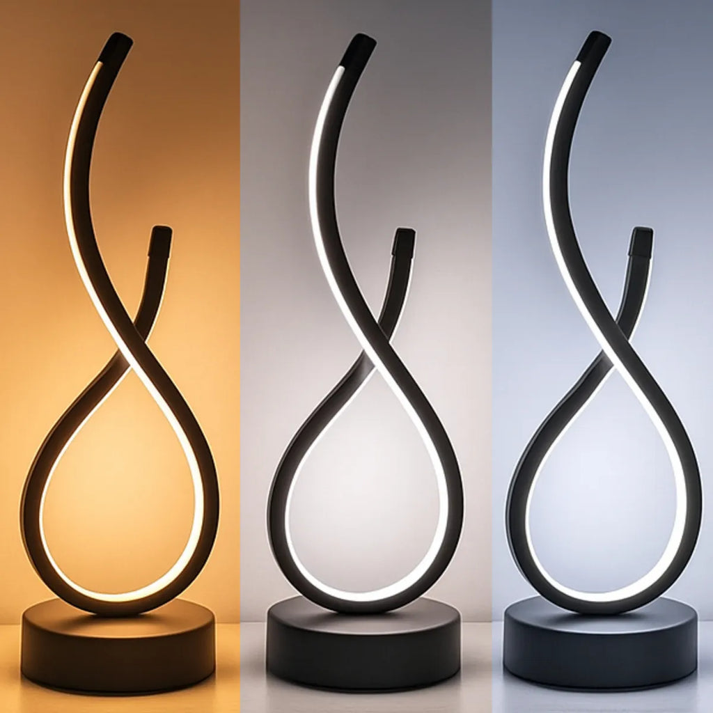 Luminária De Mesa Ondular Led Royal