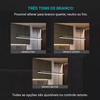 Lustre Pendente Moderno Vallbona com Controle Remoto