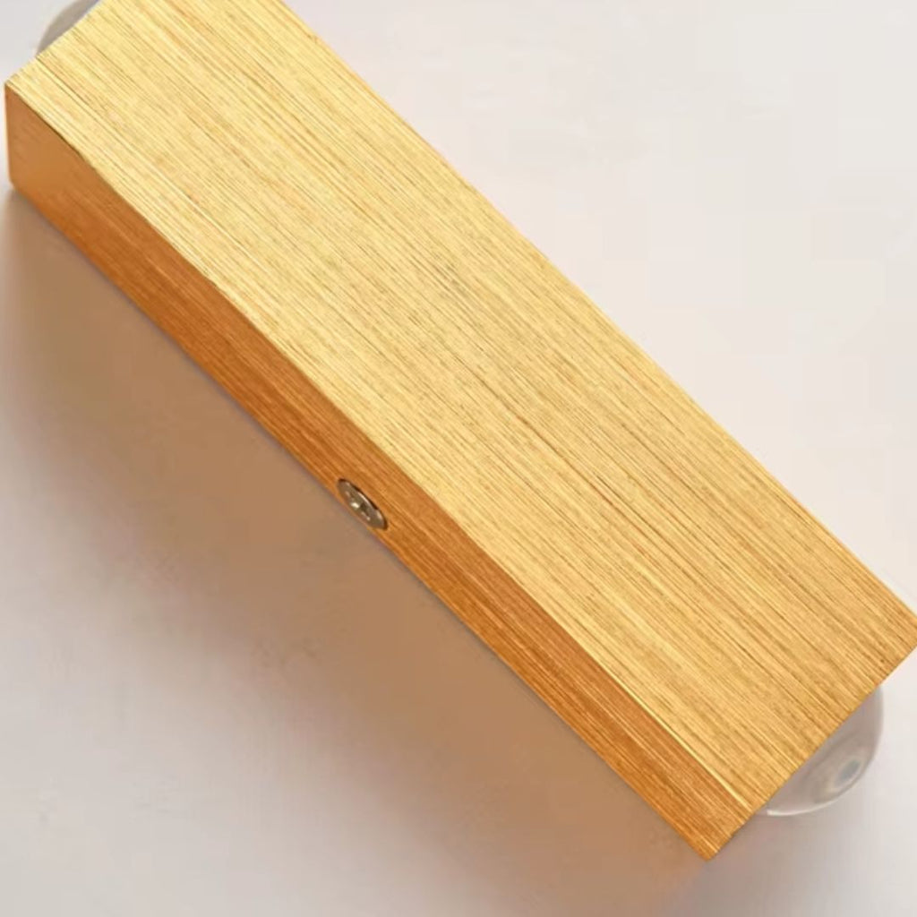 Arandela De Parede Externa Dourada