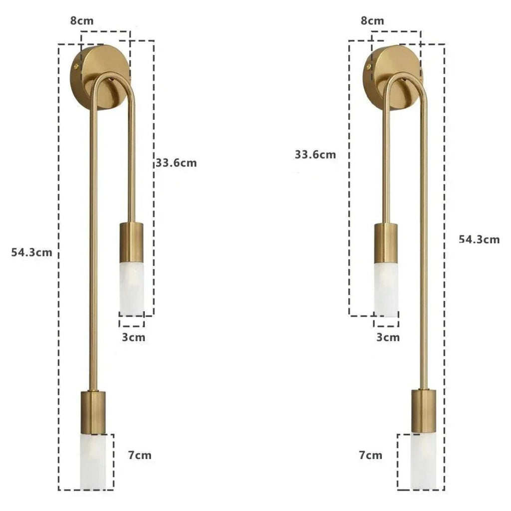 Arandela de Parede Verona Dourado