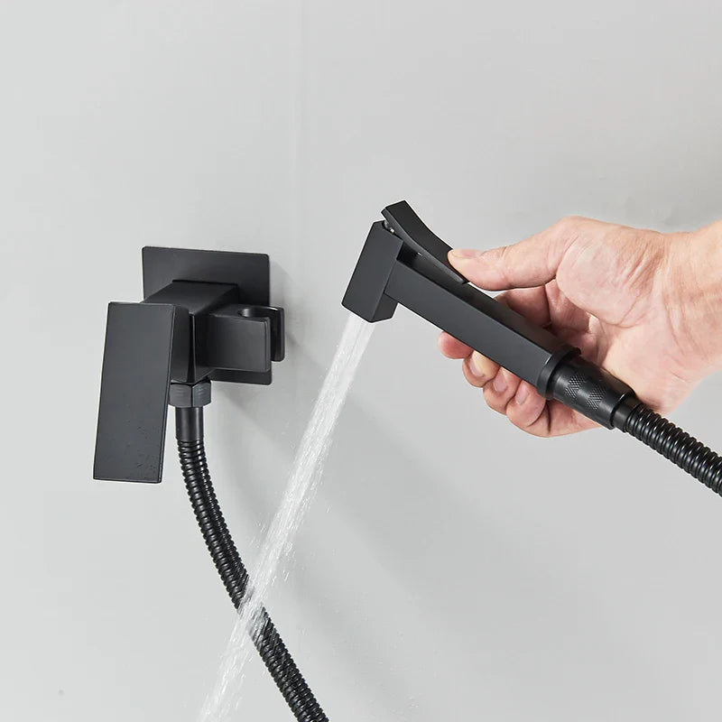 Ducha Higiênica Água Quente e Fria Para Banheiro Moderno