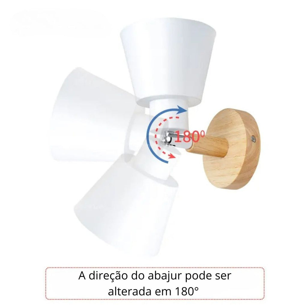 Arandela de Parede Interna Articulada Escandinava