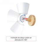 Arandela de Parede Interna Articulada Escandinava