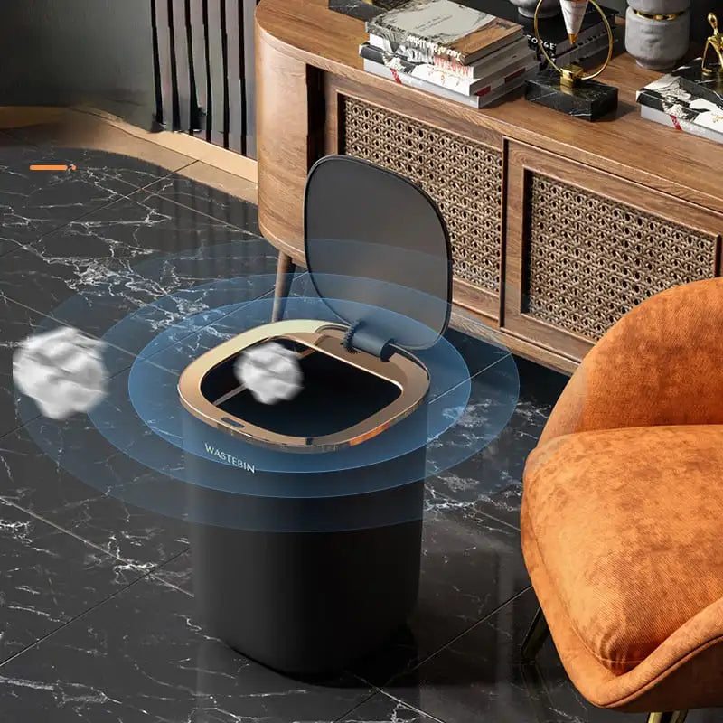 Lixeira Automática Com Sensor Para Banheiro