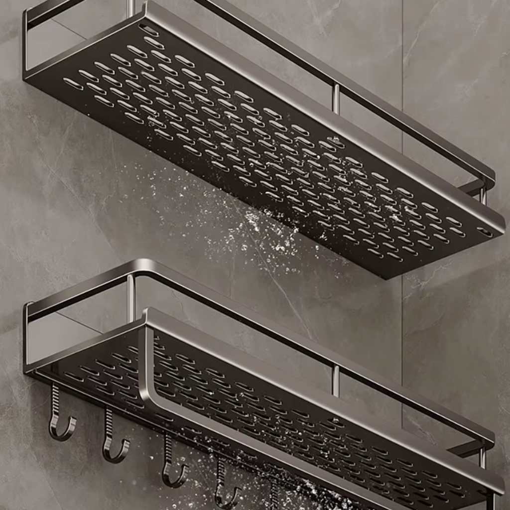 Prateleira Para Banheiro De Alumínio Porta Itens Organizador