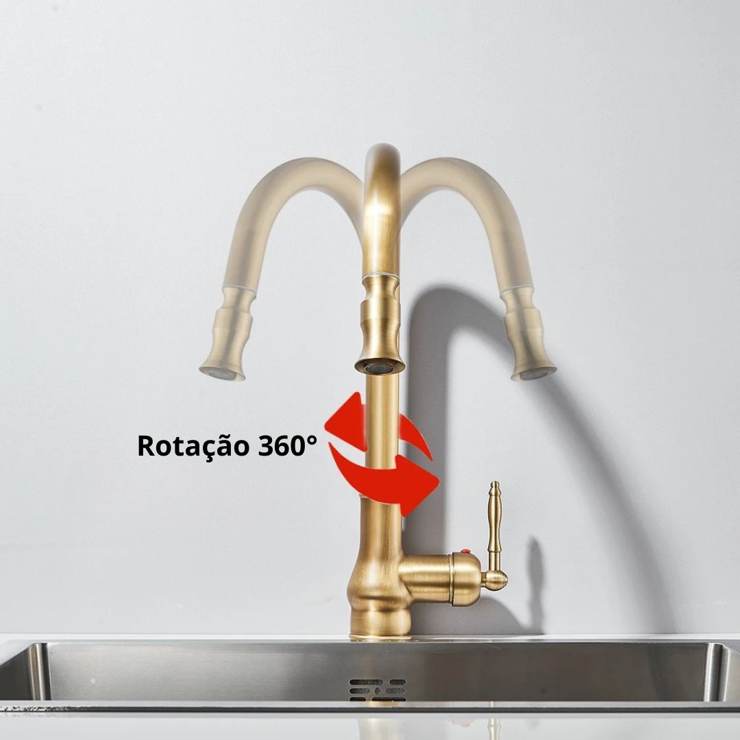 Torneira Monocomando Para Cozinha Gourmet Lumina