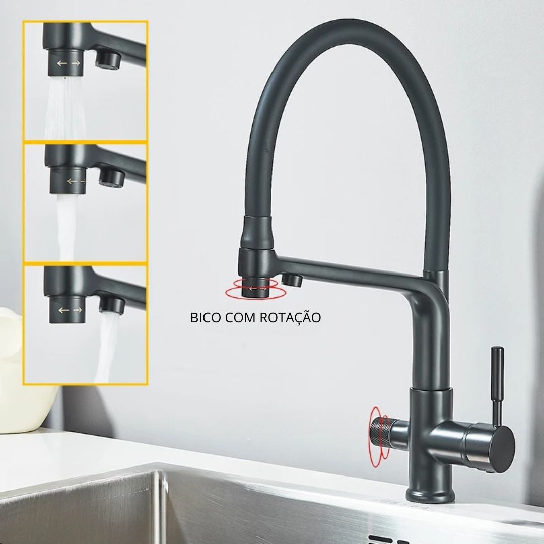 Torneira de Cozinha Gourmet Monocomando Fresh