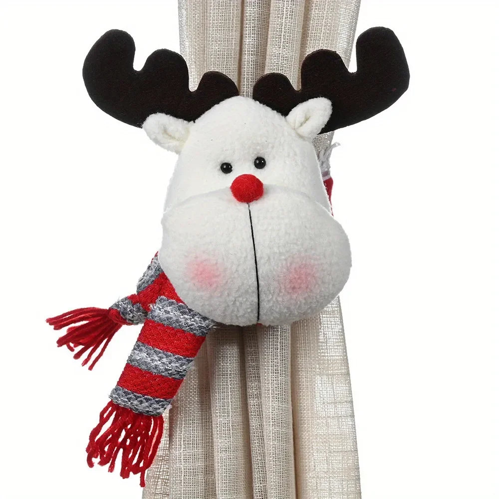 Decoração De Natal Fivela De Cortina Enfeite Natalino