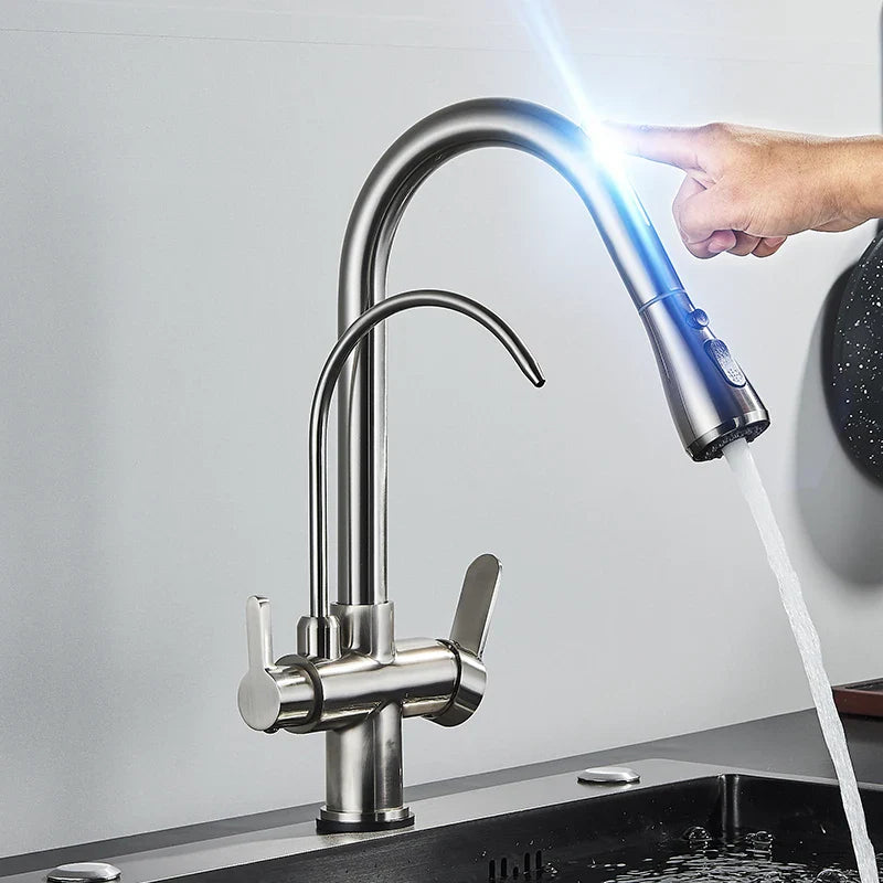 Torneira Touch Monocomando Para Cozinha Gourmet Com Filtro