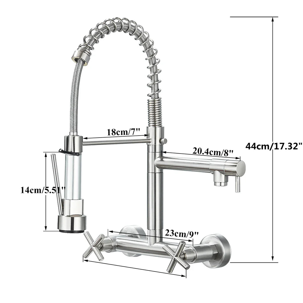 Torneira Gourmet De Parede Para Cozinha Modelo Aura